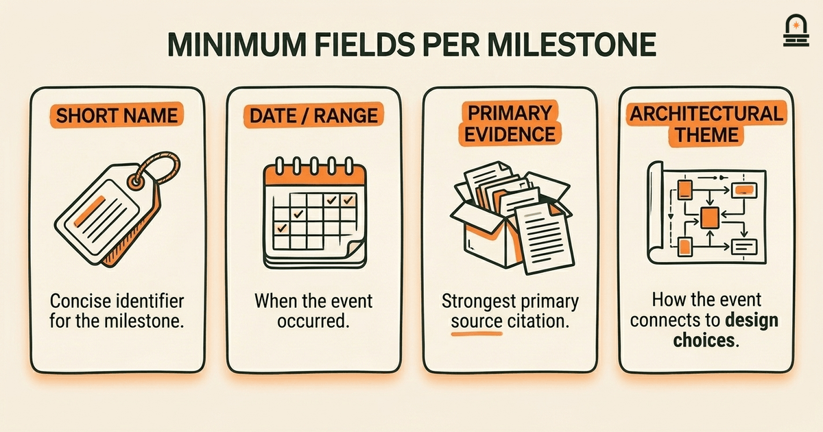 Minimum Fields Per Milestone