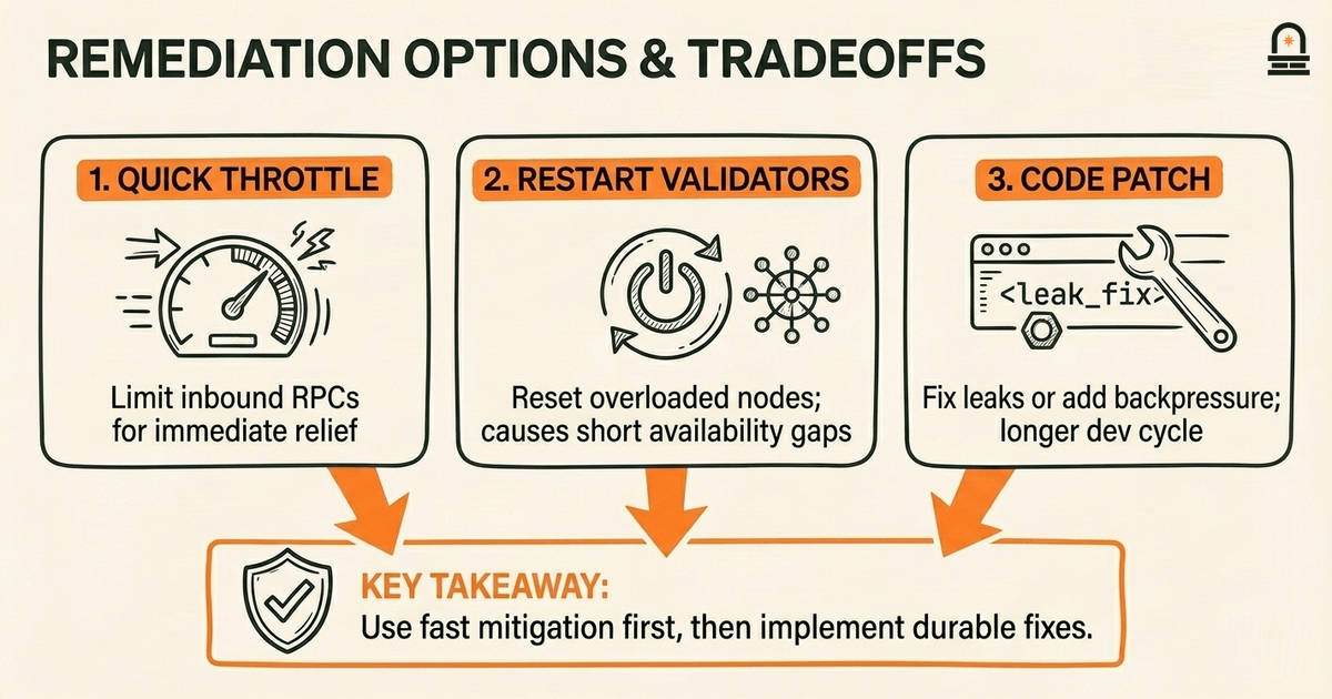 Remediation Options & Tradeoffs